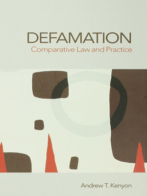 cover image of Defamation